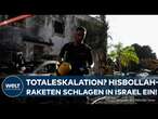 LIBANON: Heftige Gefechte zwischen Hisbollah und israelischer Armee! Raketeneinschläge in Haifa!