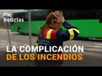 El viento amenaza con unificar los focos en el Valle del Tiétar | RTVE Noticias