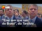 'Enel tem que sair do Brasil', diz Tarcísio sobre apagão em São Paulo; veja vídeo