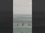 Tromba d'aria a Sperlonga: il fuggi fuggi dalle spiagge