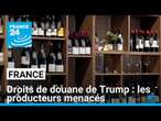 Droits de douane de Trump : les producteurs de vins et spiritueux menacés • FRANCE 24