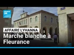 La commune de Fleurance rend hommage à Lyhanna lors d'une marche blanche • FRANCE 24