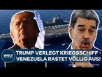 USA: Trump verlegt Kriegsschiff USS Gerald Ford in Karibik! Maduro flippt aus! Drogenkrieg eskaliert