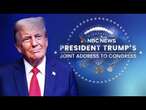 WATCH LIVE: President Trump's Joint Address to Congress | NBC News NOW