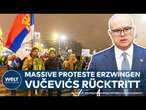 NACH AUFRUHR IN SERBIEN: Volkswut erzwingt Rücktritt von Ministerpräsident Milos Vučevićs!