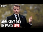 LIVE: French President Emmanuel Macron attends WWI Armistice ceremony in Paris