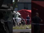 Pociąg zderzył się z autobusem!