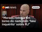 Moraes manda abrir inquérito que já está aberto para apresentar trabalho no RJ | Josias de Souza