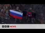 Russia claims capture of Ukrainian front-line town | BBC News