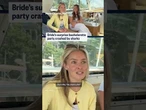 Bride's surprise bachelorette party crashed by sharks