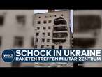 PUTINS KRIEG: Angriff auf Militär-Zentrum! Russland feuert Raketen auf Ukraine - viele Tote