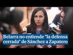 Belarra no entiende "la defensa cerrada" de Sánchez a Zapatero: "La situación es insostenible"