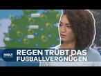 WETTER IN DEUTSCHLAND: Wolken und Regen zum Eröffnungsspiel! Lichtblicke zwischen den Schauern