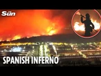 Scorching wildfires close on Madrid as 'fire whirls' break out in northern Spain