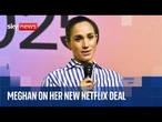 Duchess of Sussex speaks at US women's summit