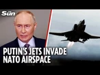 NATO jets scramble as Putin VIOLATES Lithuania airspace after Trump's oil sanctions