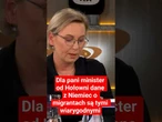Dla pani minister od Hołowni dane z Niemiec o migrantach są tymi wiarygodnymi