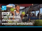 À Gaza, des enfants travaillent en tant que vendeurs ambulants • FRANCE 24