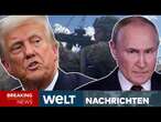 KRIEG IN UKRAINE: Showdown? Putin will Treffen mit Trump! Russland will Verhandlungen mit USA I WELT