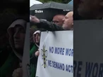 Moment protesters yell ‘you have blood on your hands, you allowed hatred’ at Deputy PM