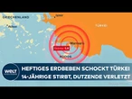 Heftiges Erdbeben in der Türkei: Mädchen stirbt nach Panik – Menschen springen aus Fenstern