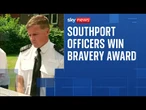 Officers given award for response to Southport attacks