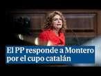 El PP responde a Montero: 