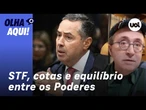 Reinaldo: Não faz sentido haver cotas para o STF; dimensões da política e equilíbrio entre Poderes