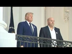 Trump comemora 80 anos com evento de MMA na Casa Branca | AFP