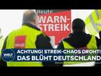 STREIK IN DEUTSCHLAND: Kitas, Busse, Müllabfuhr — Tarifstreit könnte noch vor der Wahl eskalieren