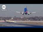 Moment Southwest Airlines flight has close call at Midway International Airport