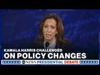 Harris asked to address policy changes on issues like fracking