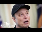 Musk says bruised eye was caused by 'horsing around' with his son
