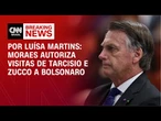 Moraes autoriza visitas de Tarcisio e Zucco a Bolsonaro | LIVE CNN