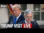LIVE: Trump visits Federal Reserve amid escalating tensions with Jerome Powell