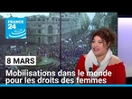 Mobilisations en France pour la journée internationale des droits des femmes • FRANCE 24
