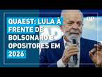 Lula aparece à frente de Bolsonaro e demais opositores nas intenções de voto para 2026, diz pesquisa