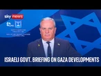 Israeli government spokesperson David Mencer gives briefing on current developments in Gaza