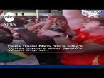 Fans flood New York City’s Times Square after Spain’s World Cup win