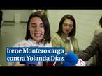 Irene Montero asegura que nombrar a Yolanda Díaz fue 