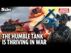 How tanks evolved to survive drone dominated battlefields & they’ll still be around in 100 years