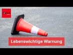 Vorsicht im Straßenverkehr: Leitkegel niemals aufstellen
