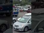 Bulls escape from rodeo, charge through crowded parking lot, and run for the hills