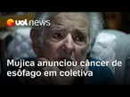 Pepe Mujica anunciou que havia sido diagnosticado com câncer de esôfago em entrevista coletiva
