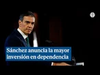 Sánchez anuncia la mayor inversión en dependencia de la democracia
