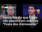 Garotinho nega que Flávio Bolsonaro apareça em vídeo da 'Festa dos Astronautas'