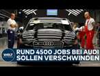 AUDI: Nächster deutscher Autoriese gerät ins Wanken! Unternehmen kündigt massiven Stellenabbau an