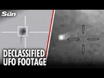 Revealed: Moment F-16 'blew apart UFO' over Michigan as Pentagon declassifies documents