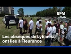 Obsèques de Lyhanna: le cortège funéraire arrive au cimetière à Fleurance