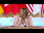 Meloni ai leader del G7: "Spero riusciate ad assaporare un po' dell'ospitalità italiana"